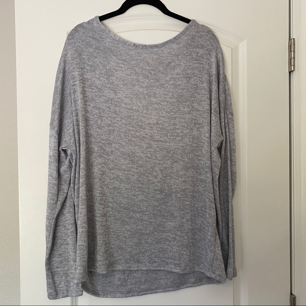 3/$15 Light Blue Heathered Pullover Sweater